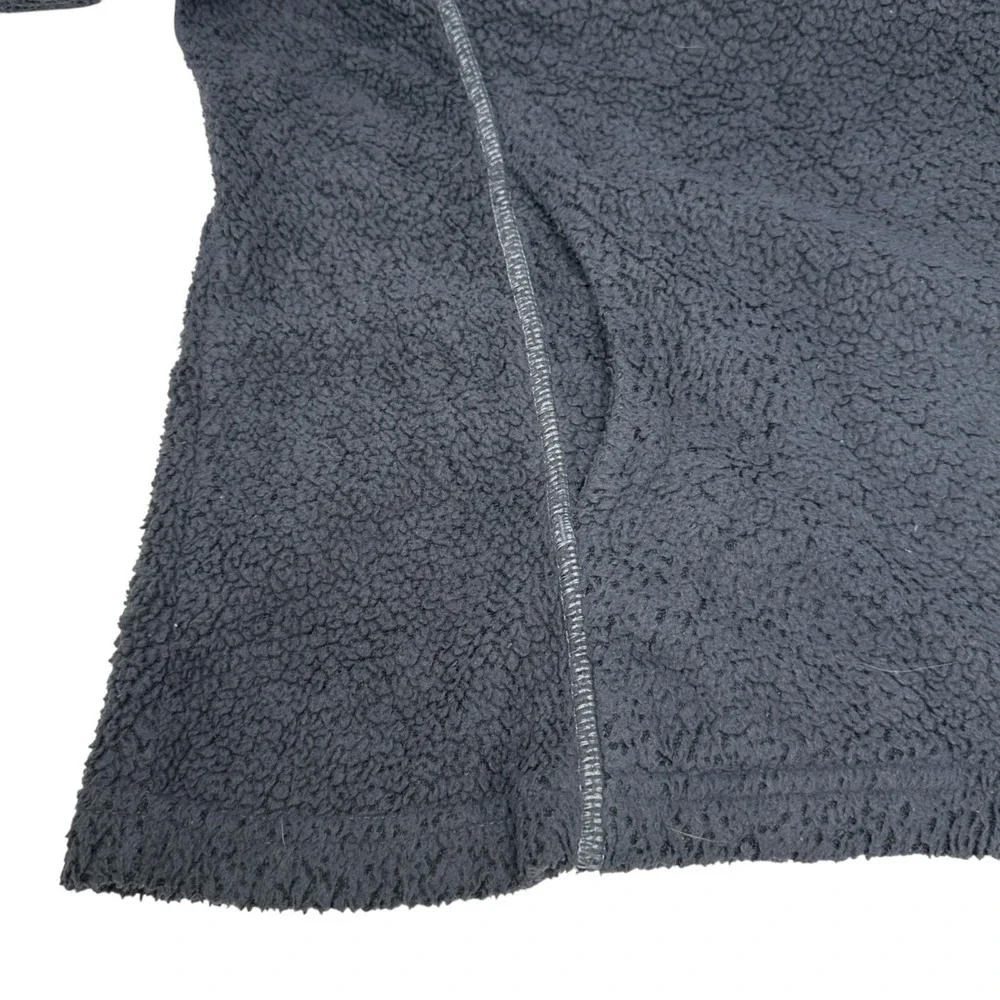 KUHL Avalon Womens Gray Sherpa‎ Fleece 1/4 Snap Sweater Hiking Outdoor Large